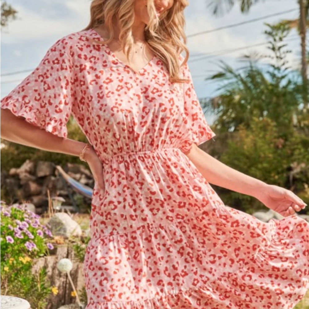 Hailey & Co leopard dress. New with tags